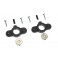 Wheel Cover Holder - Shaft Dia. 3mm (2pcs)