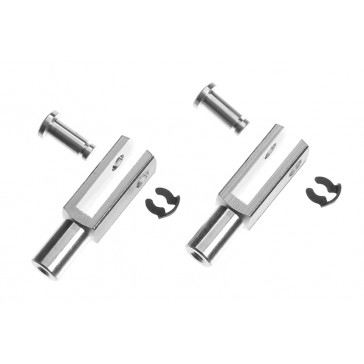 Aluminium Clevis - Heavy Duty - M2 (2pcs)