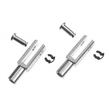 Aluminium Clevis - Heavy Duty - M4 (2pcs)