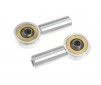 Aluminium Ball Link - Inner thread M2.5 - Ball for M2 Screws (2pcs)