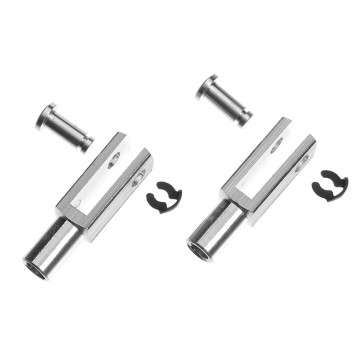 Aluminium Clevis - Heavy Duty - M3 (2pcs)