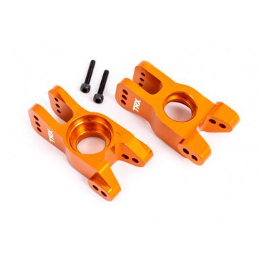 CARRIERS, STUB AXLE, 6061-T6 ALU. (ORANGE-ANODIZED) (L /R)