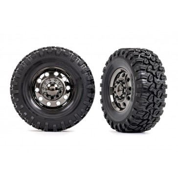 Front Tires & wheels (TRX-6 2.2' wheels, Canyon RT tires) (2)