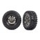 Front Tires & wheels (TRX-6 2.2' wheels, Canyon RT tires) (2)