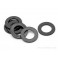 DISC.. WASHER 7 X 12 X 0.8MM (6PCS/BLACK)