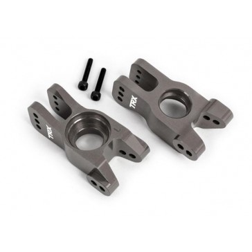 CARRIERS, STUB AXLE, 6061-T6 ALU. (DARK TITANIUM-ANODIZED) (L /R)