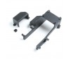 Rear Bulkhead Set, Aluminum Chassis: 22S