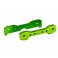 TIE BARS, FRONT, 6061-T6 ALU. (GREEN-ANODIZED) (FITS SLEDGET)