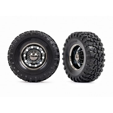 Rear Tires and wheels (TRX-6 2.2' wheels, Canyon RT tires) (2)