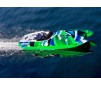 DISC.. DCB M41 Catamaran Race Boat TQi TSM, GREEN/BLUE