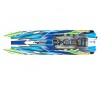 DISC.. DCB M41 Catamaran Race Boat TQi TSM, GREEN/BLUE