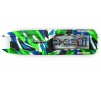 DISC.. DCB M41 Catamaran Race Boat TQi TSM, GREEN/BLUE