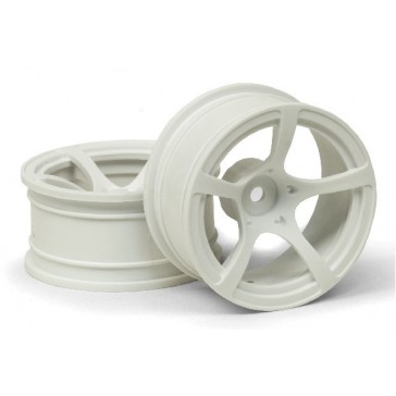 D5 WHEEL WHITE (9MM/2PCS)