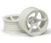 D5 WHEEL WHITE (9MM/2PCS)