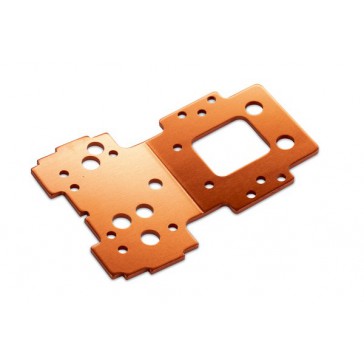 Bulkhead Lower Plate 2.5mm (Flux/Orange)