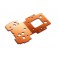 Bulkhead Lower Plate 2.5mm (Flux/Orange)