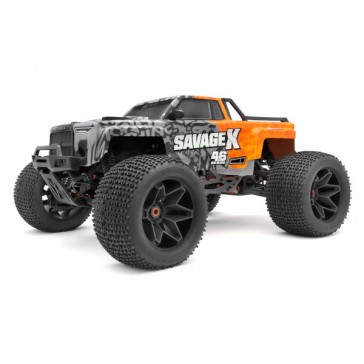 GT-6 Sportcab Painted Truck Body (Grey/Orange)