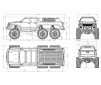 DISC.. Crawling kit - AT6 EMO 6x6 1/10  Kit