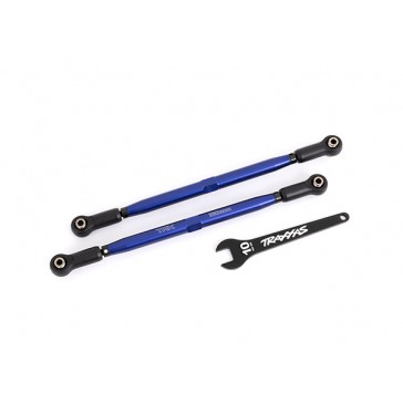 Toe links, front (TUBES blue-anodized, 6061-T6 alum.) (2) for 7895