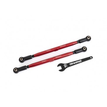 Toe links, front (TUBES red-anodized, 6061-T6 alum.) (2) for 7895