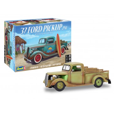 37 Ford Pickup with Surfboard 2N1 - 1:25