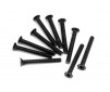 Flat Head Screw M3X26Mm (10Pcs)