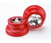 Wheels, Sct Chrome, Red Beadlo