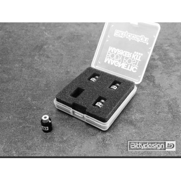 Body Post Marker kit Black - 1/10 scale Model Cars