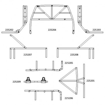 XT4 pipe rack kit