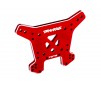 Shock tower, rear, 7075-T6 aluminum (red-anodized) (fits Sledge)