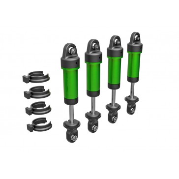 Shocks, GTM, 6061-T6 aluminum (green-anodized) (fully assembled w/o s