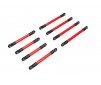 Suspension link set, 6061-T6 aluminum (red-anodized) (includes 5x53mm