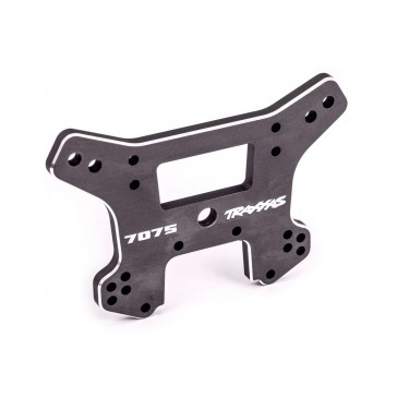 Shock tower, front, 7075-T6 aluminum (dark titanium-anodized) (fits S