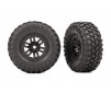 Tires & wheels, assembled (black 1.0 wheels, Canyon Trail 2.2x1.0 tir