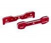 Tie bars, front, 7075-T6 aluminum (red-anodized) (fits Sledge)