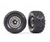 Tires and wheels, assembled, glued (3.8' black wheels, gray wheel cov