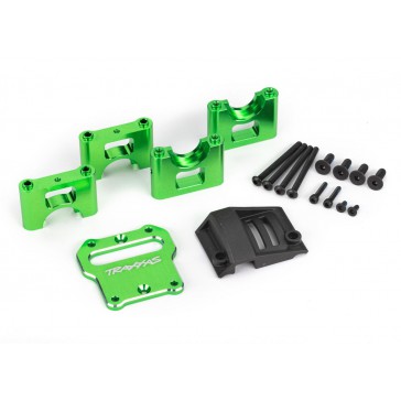 Mount, center differential carrier, 6061-T6 aluminum (green-anodized)