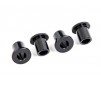 Kingpin bushings, machined steel (4)