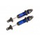 Shocks, GTX, medium (aluminum, blue-anodized) (fully assembled w/o sp