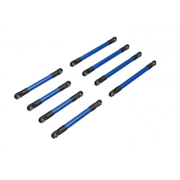 Suspension link set, 6061-T6 aluminum (blue-anodized) (includes 5x53m