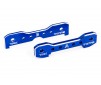 Tie bars, front, 7075-T6 aluminum (blue-anodized) (fits Sledge)