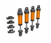 Shocks, GTM, 6061-T6 aluminum (orange-anodized) (fully assembled w/o