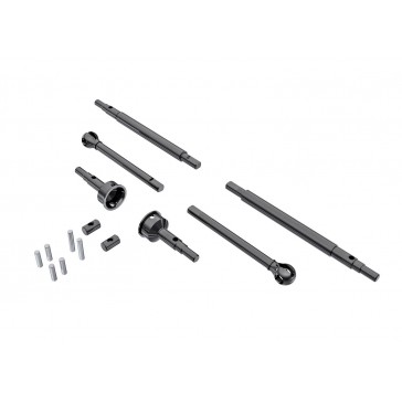 Axle Shafts, front and rear (2)/ stub axles, front (2) (hardened stee