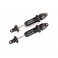 Shocks, GTX, medium (aluminum, black-anodized) (fully assembled w/o s