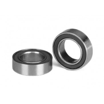 Ball bearings, black rubber sealed (6x10x3mm) (2)