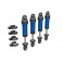 Shocks, GTM, 6061-T6 aluminum (blue-anodized) (fully assembled w/o sp