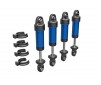 Shocks, GTM, 6061-T6 aluminum (blue-anodized) (fully assembled w/o sp