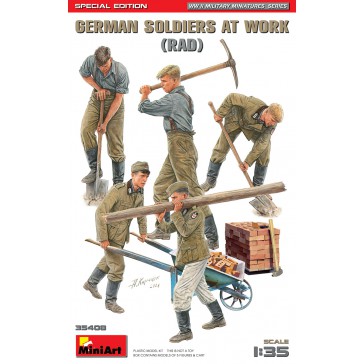 German Soldiers at Work (RAD) 1/35