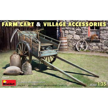 Farm Cart & Village Acc. 1/35