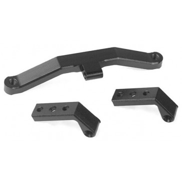 SLVR Upper 4 link Mount Set for Axial Wraith (Black)